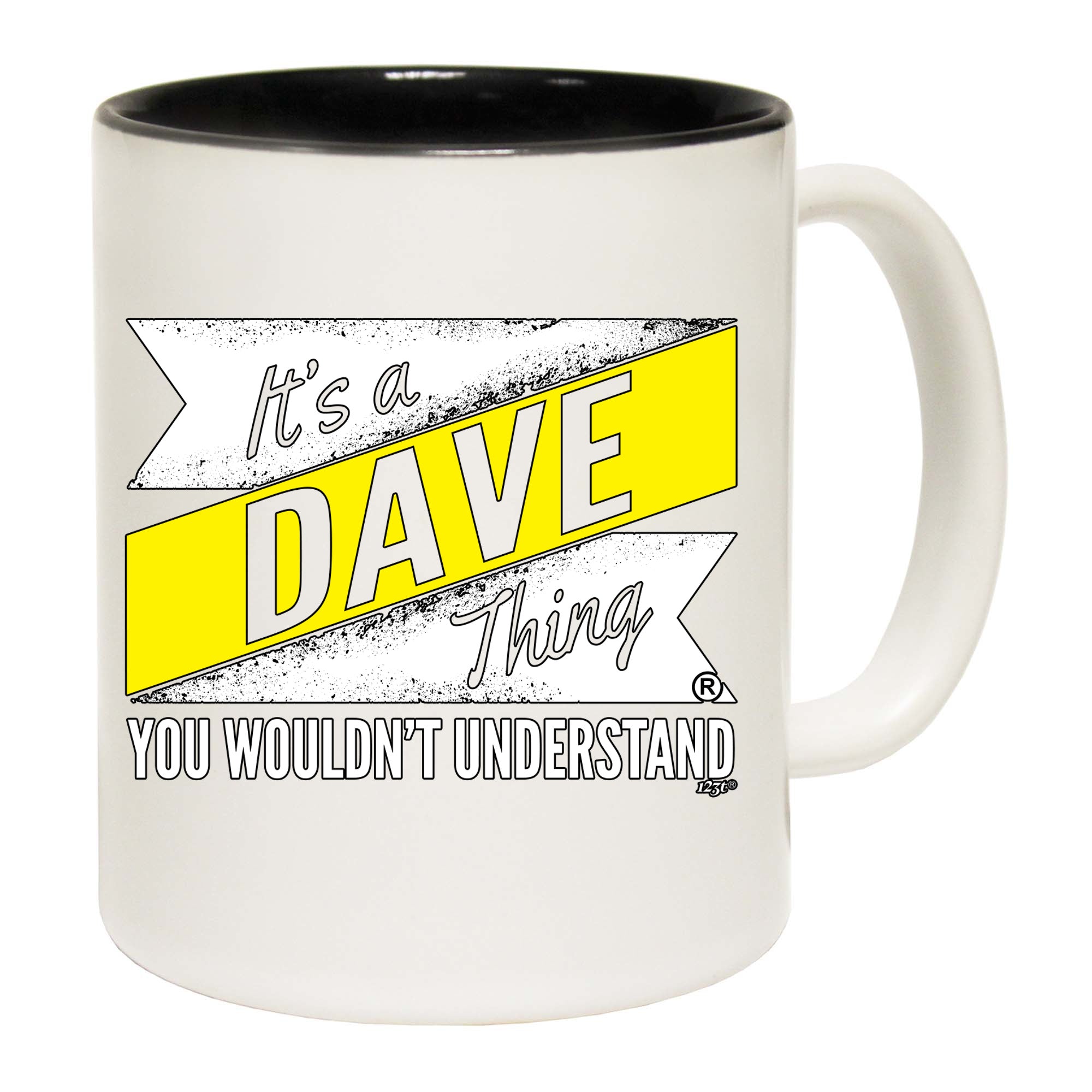 Dave V2 Surname Thing - Funny Coffee Mug Cup