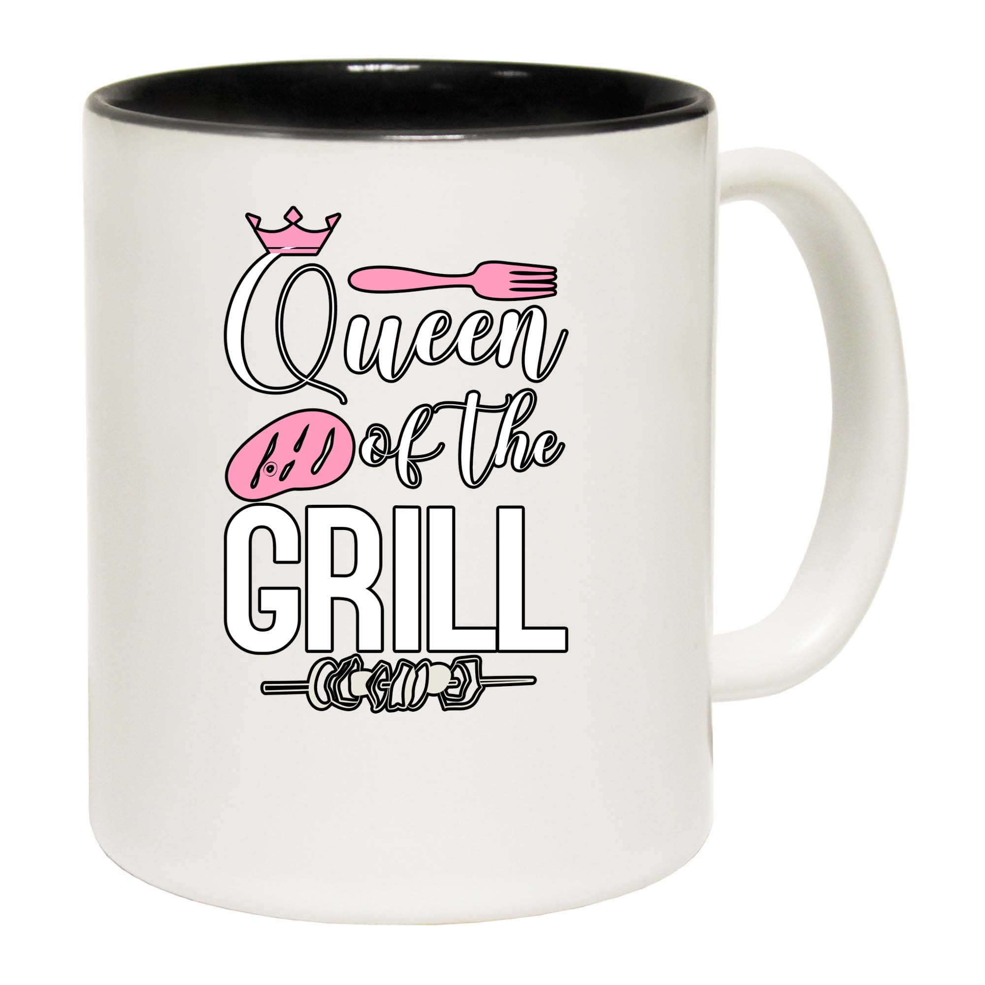 Queen Of The Grill Smoked Meat Bbq Barbecue - Funny Coffee Mug