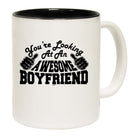 Youre Looking At An Awesome Boyfriend - Funny Coffee Mug