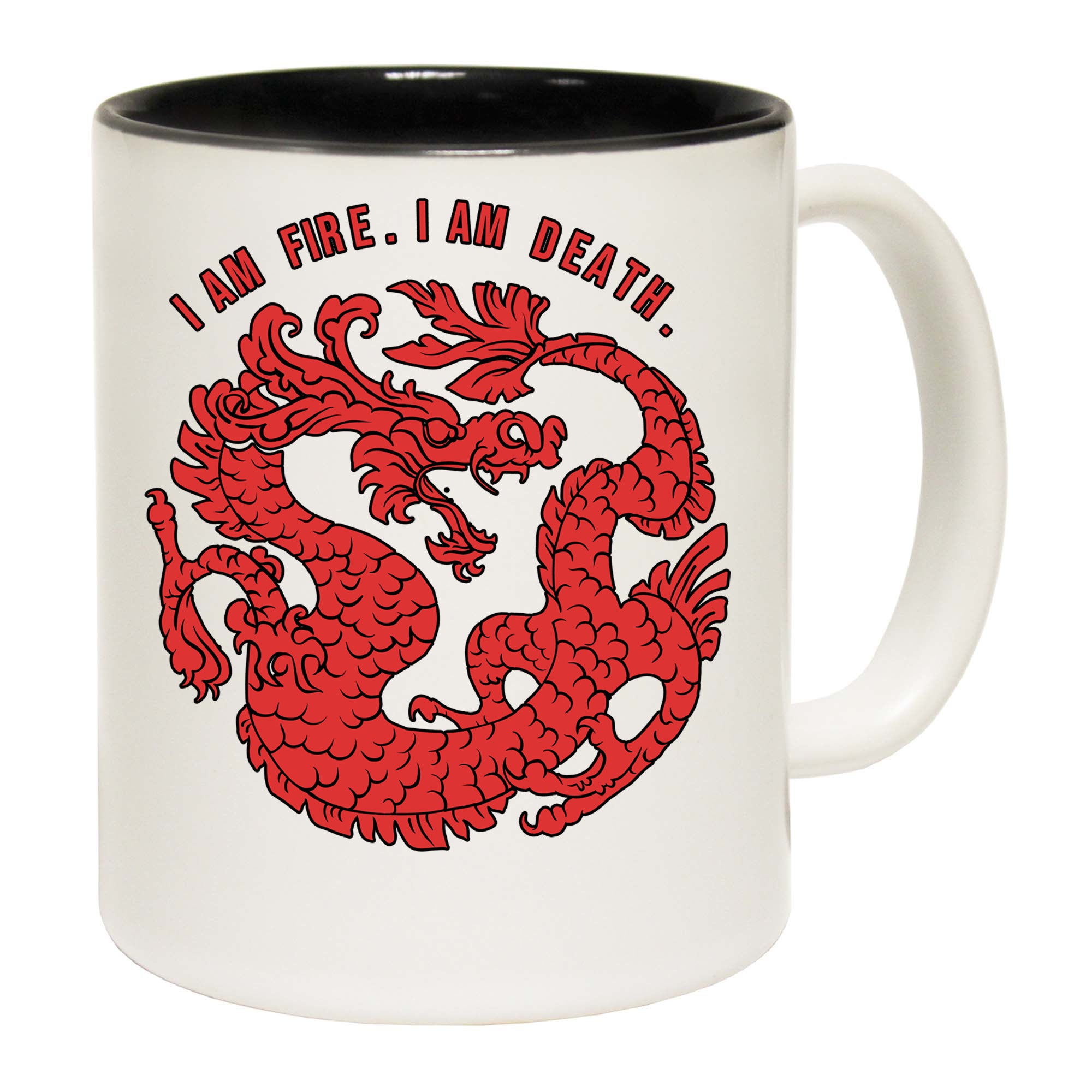 Fire Death Dragon - Funny Coffee Mug