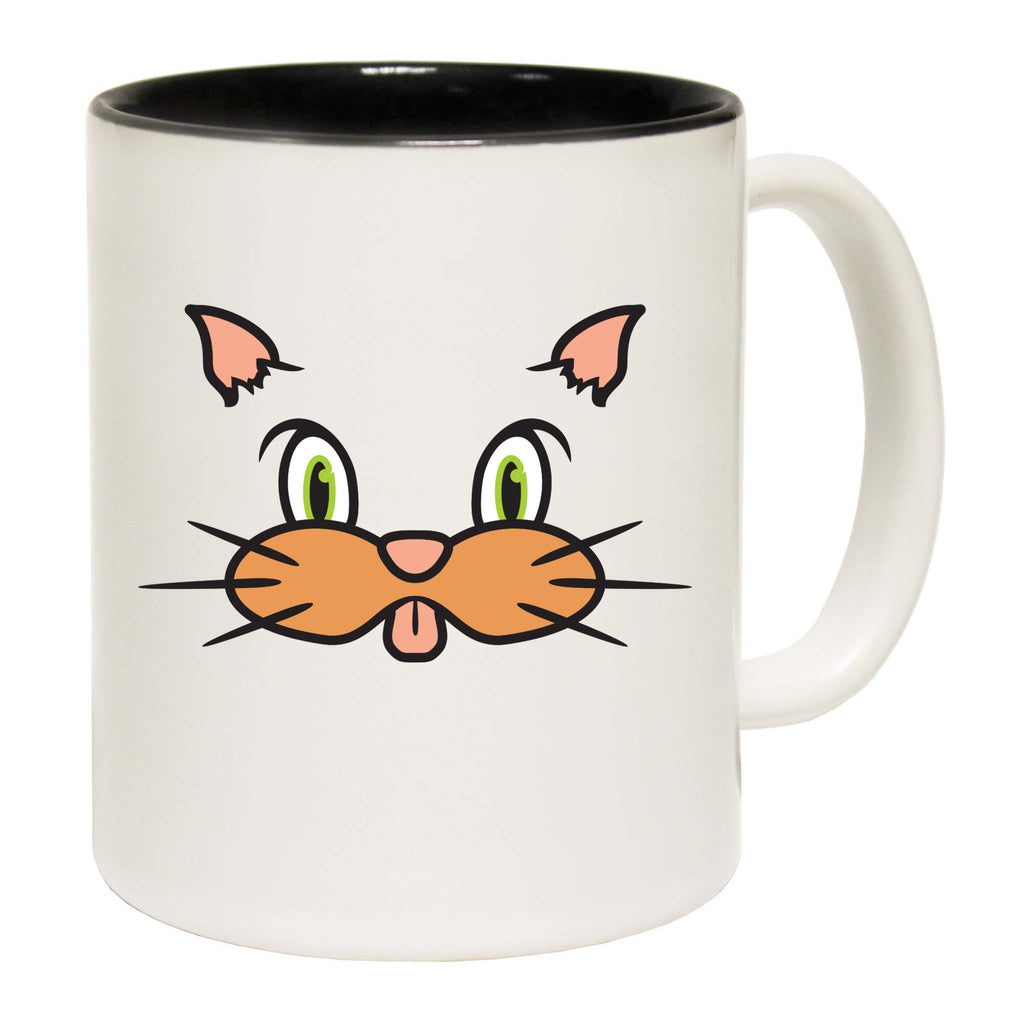 Cat Animal Face Ani Mates - Funny Coffee Mug Cup