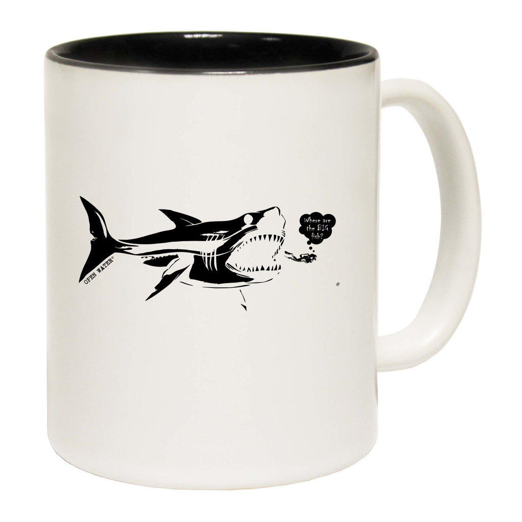 Ow Where Are The Big Fish - Funny Coffee Mug