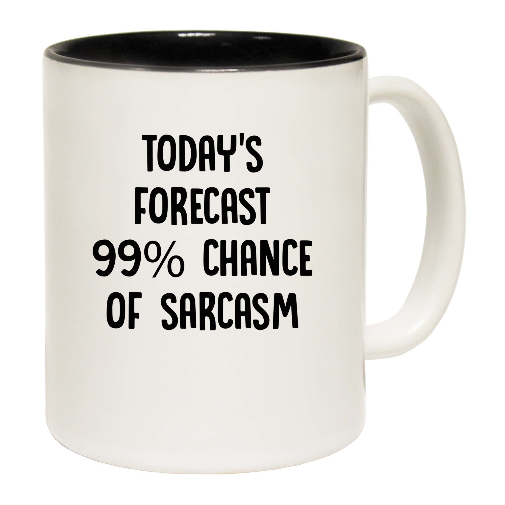 Todays Forecast Chance Of Sarcasm - Funny Coffee Mug
