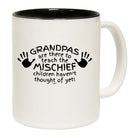 Grandpas Are There To Teach The Mischief - Funny Coffee Mug Cup