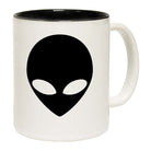 Alien Head Black - Funny Coffee Mug