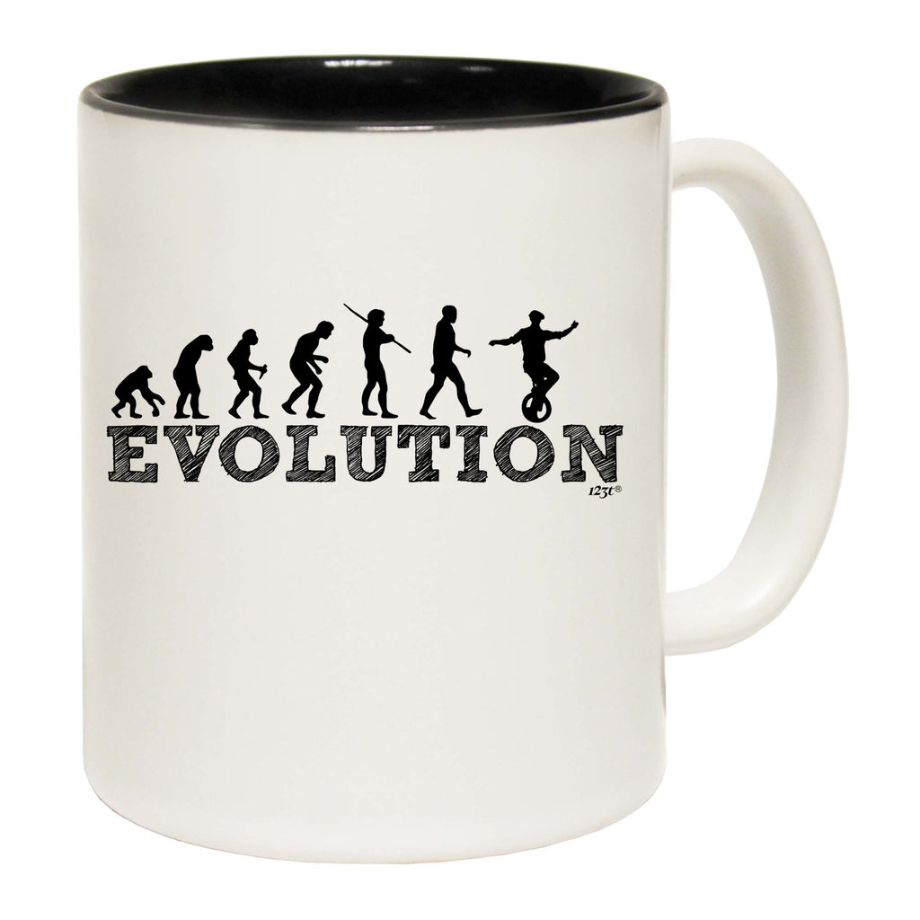 Evolution One Wheel Cycling - Funny Coffee Mug Cup