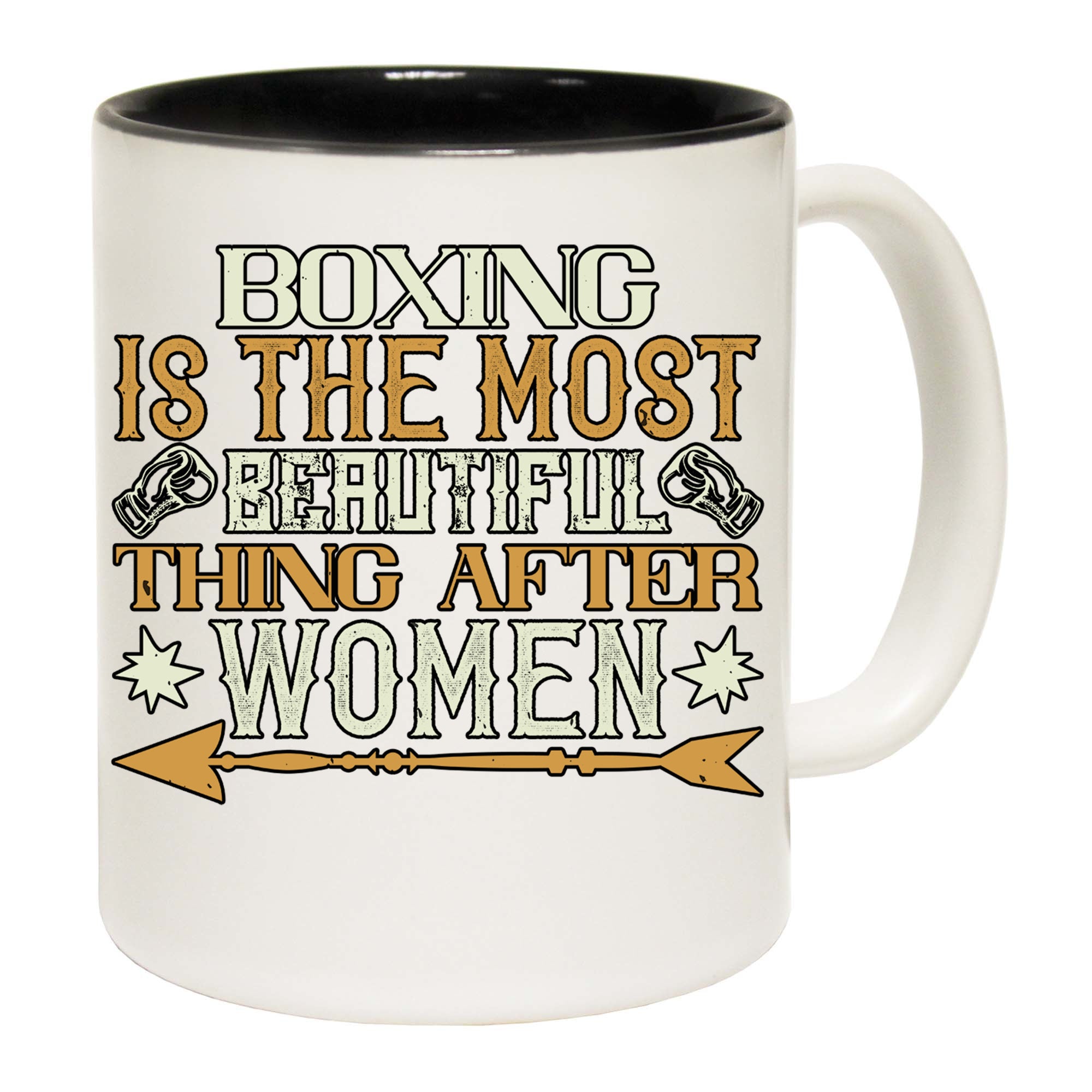 Boxing The Most Beautiful Thing After Women - Funny Coffee Mug