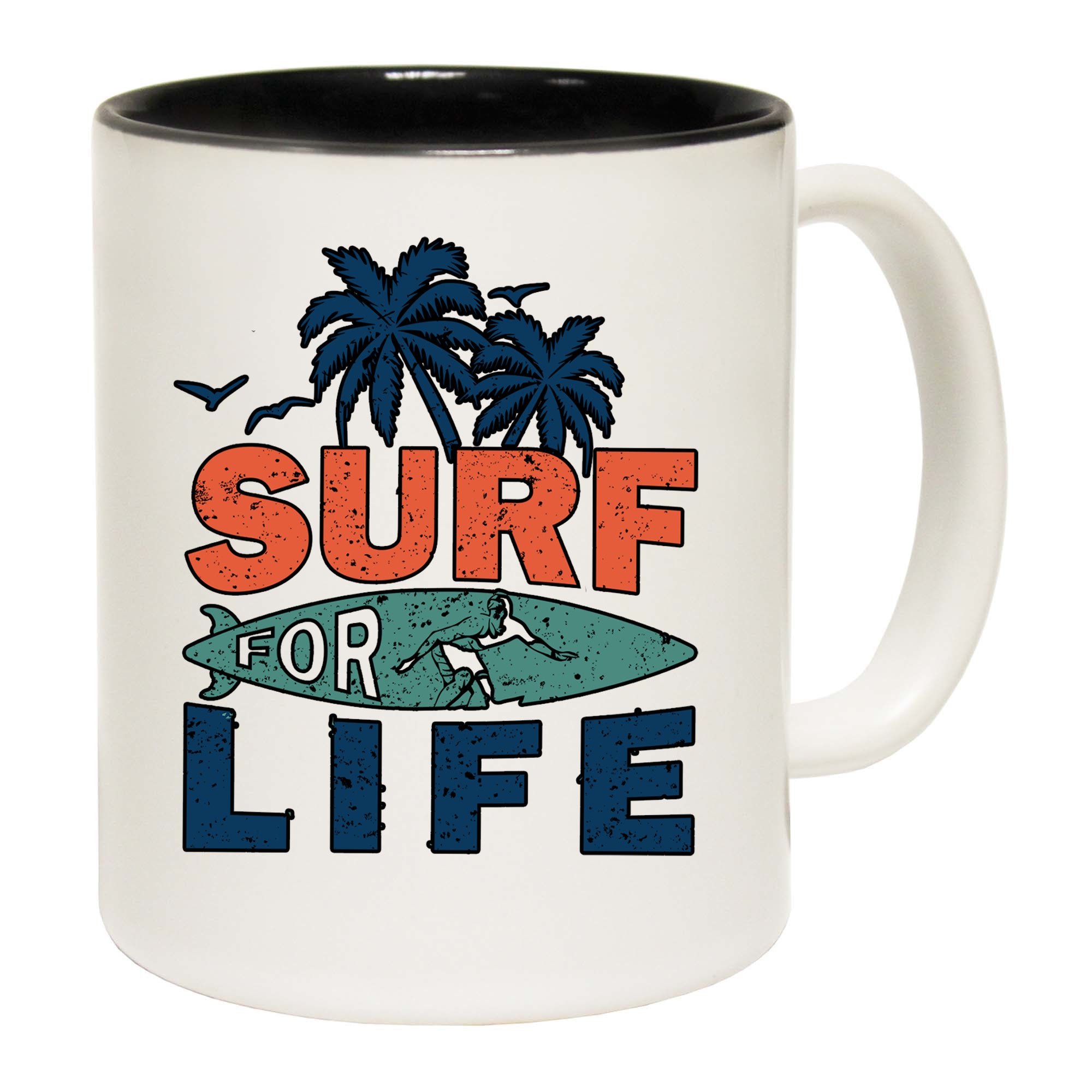 Surf For Life Surfing - Funny Coffee Mug