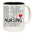 No Sleep No Money No Life Nursing Student Nurse - Funny Coffee Mug