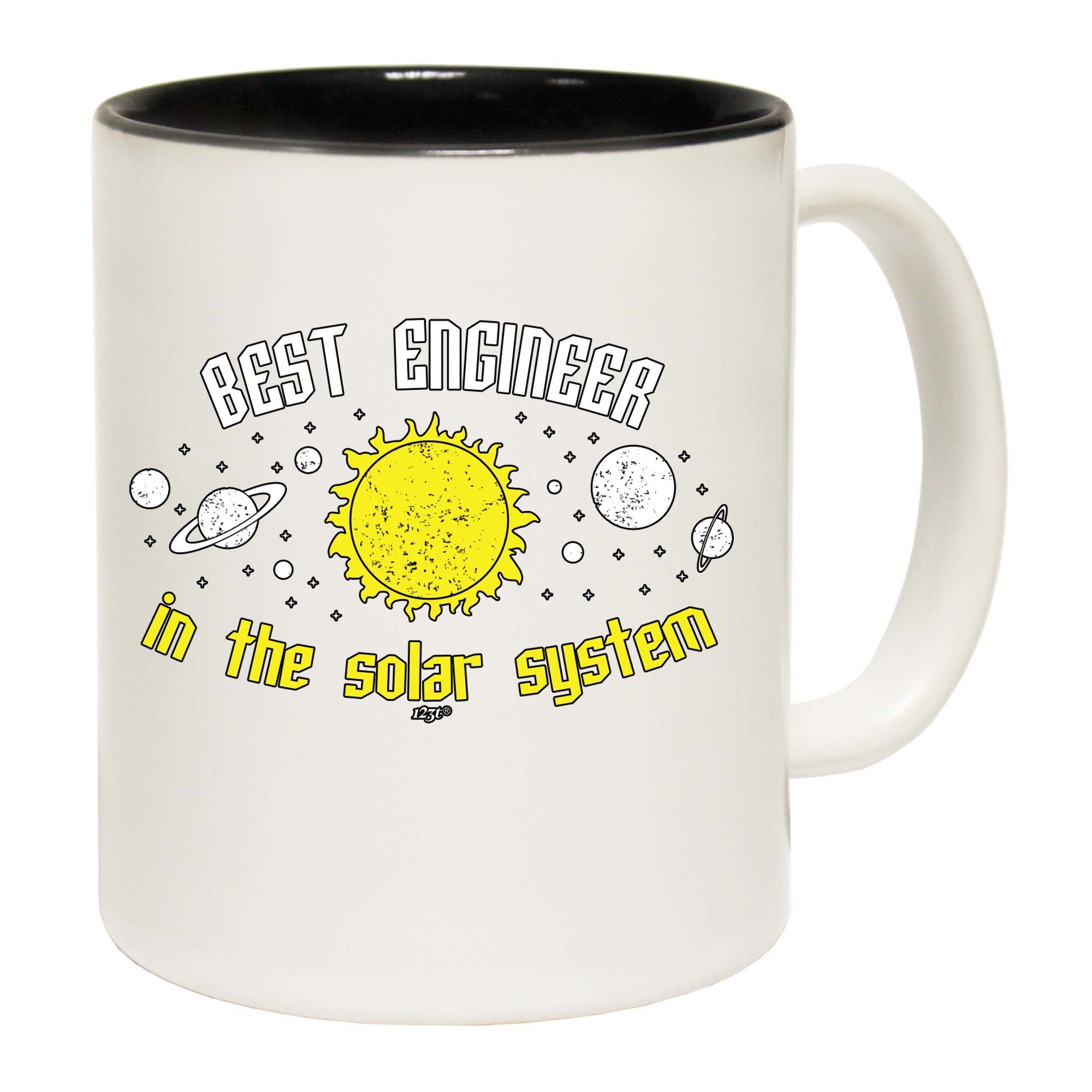 Best Engineer Solar System - Funny Coffee Mug Cup