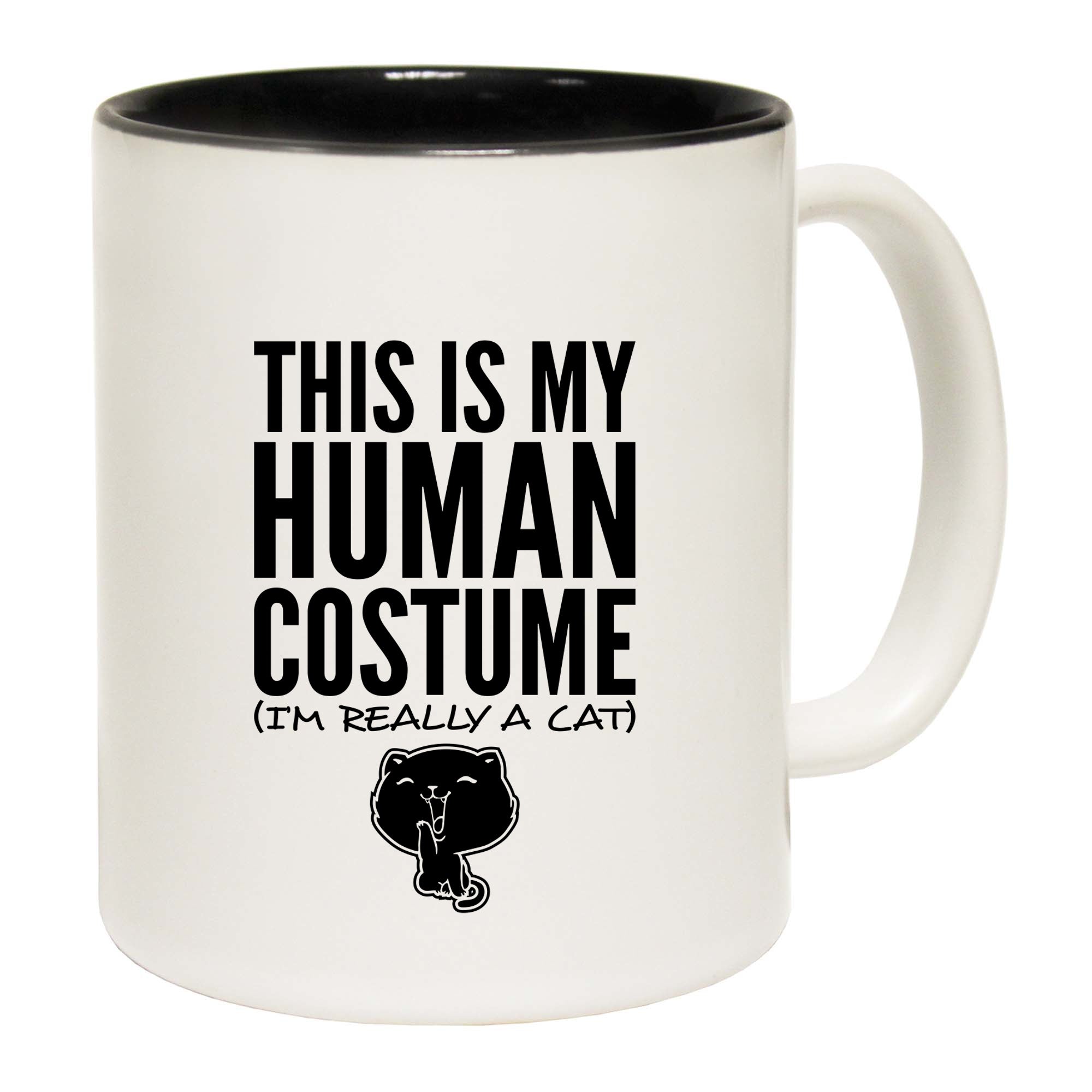 This Is My Human Costume Cat - Funny Coffee Mug