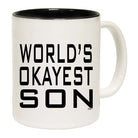 Worlds Okayest Son - Funny Coffee Mug