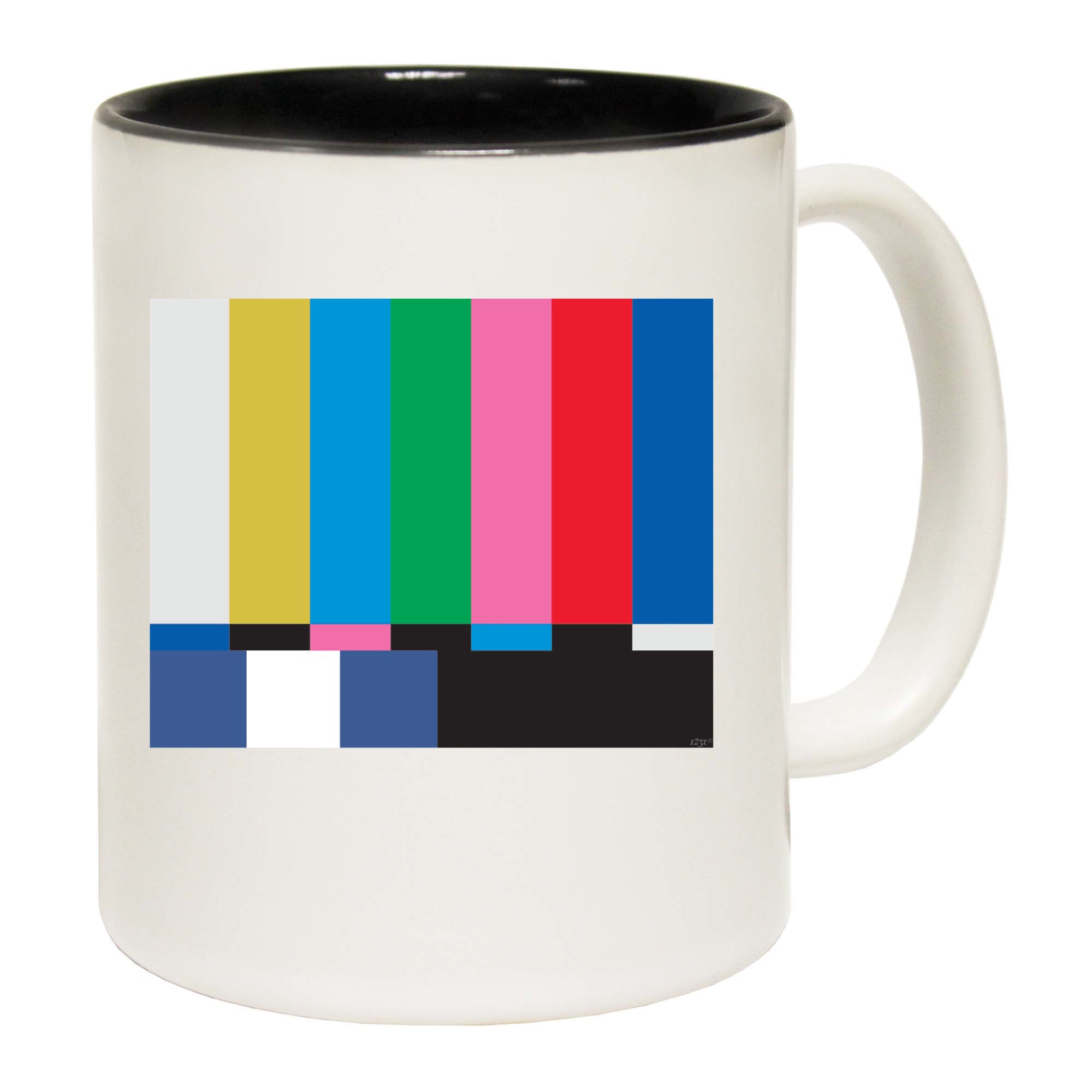 Tv Colour Test Screen - Funny Coffee Mug