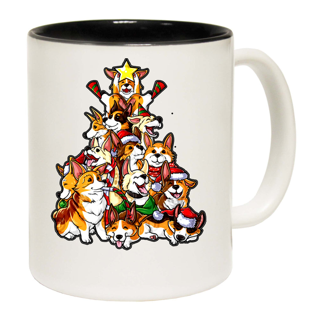 Christmas Tree Xmas Dogs - Funny Coffee Mug