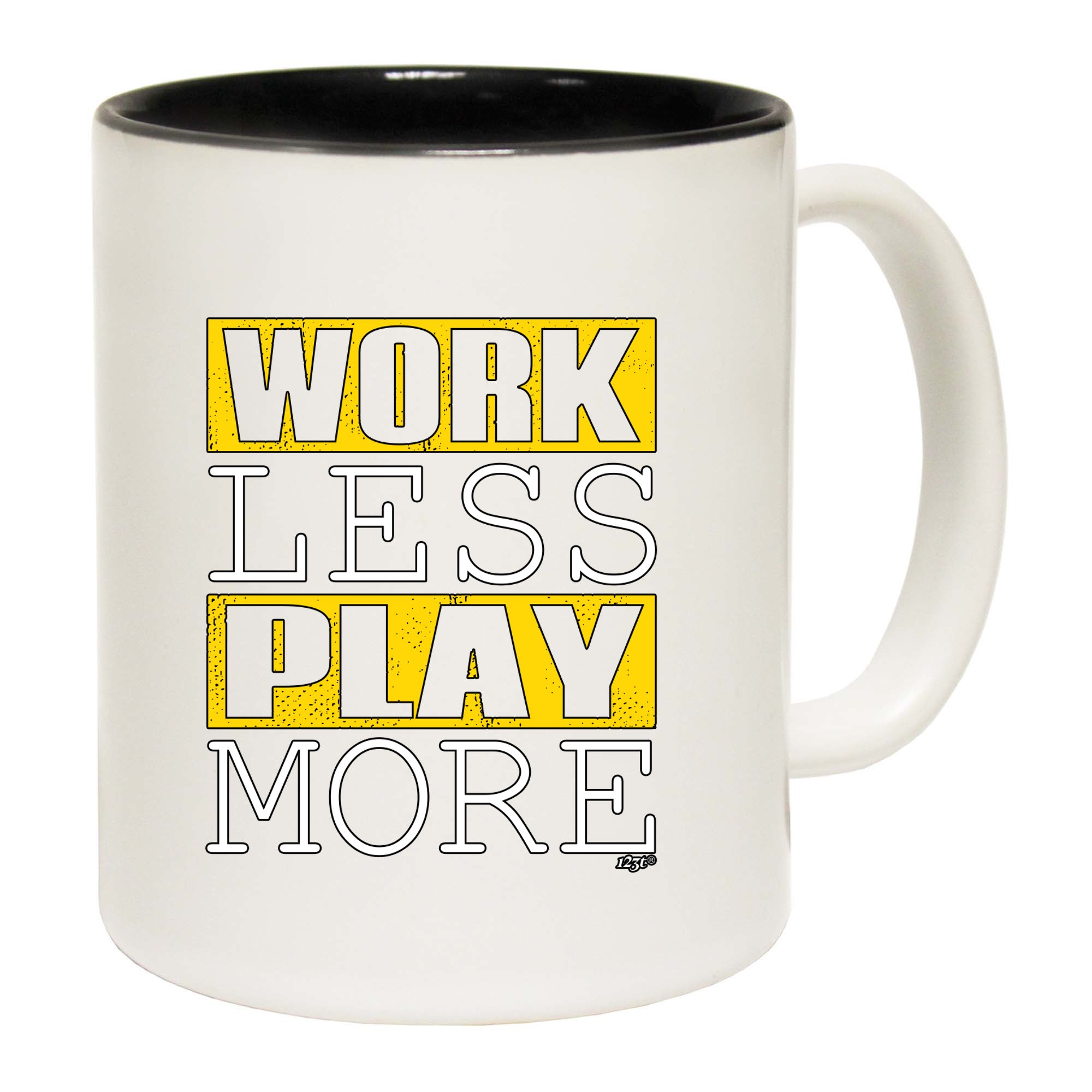 Work Less Play More - Funny Coffee Mug