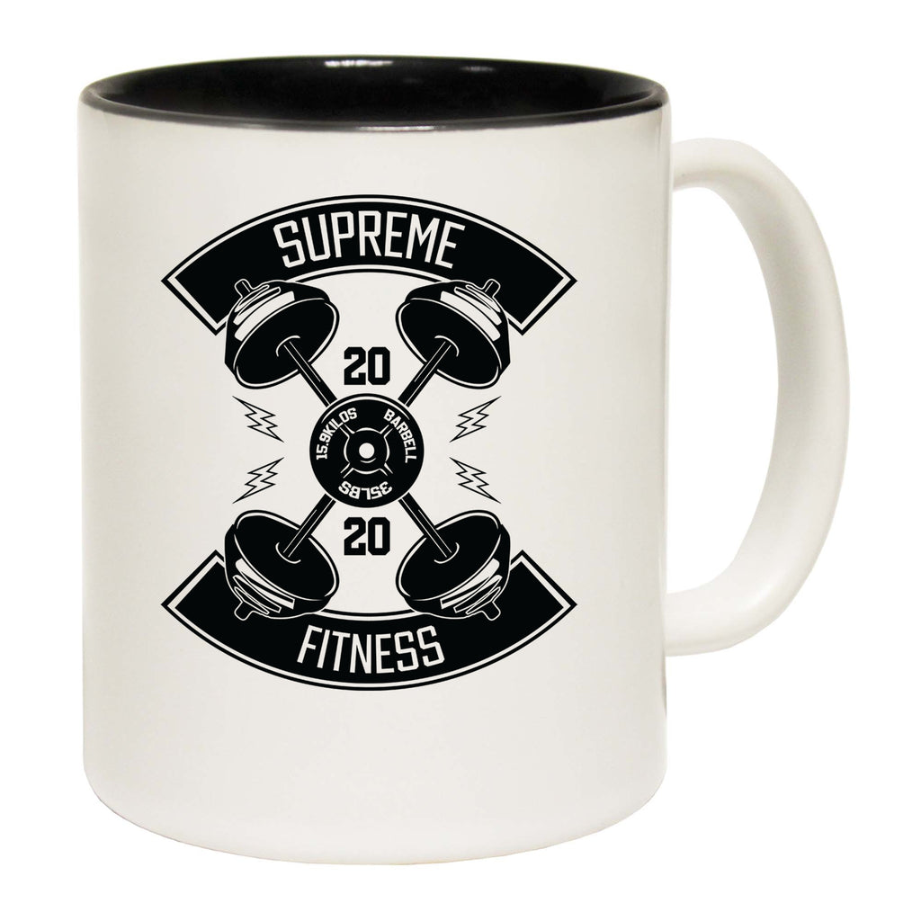 Supreme Fitness Gym Bodybuilding Weights - Funny Coffee Mug