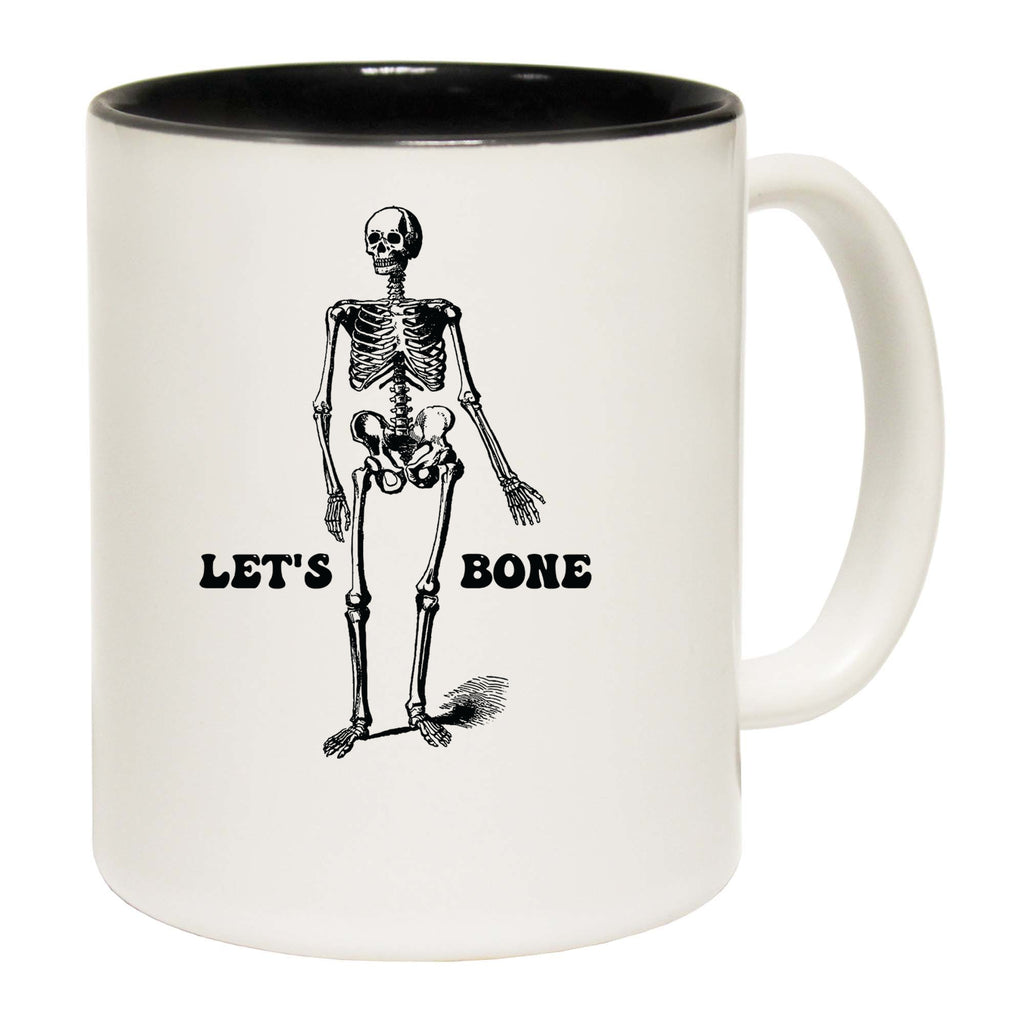 Lets Bone Skeleton Halloween - Funny Coffee Mug