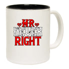 Mr Never Right - Funny Coffee Mug
