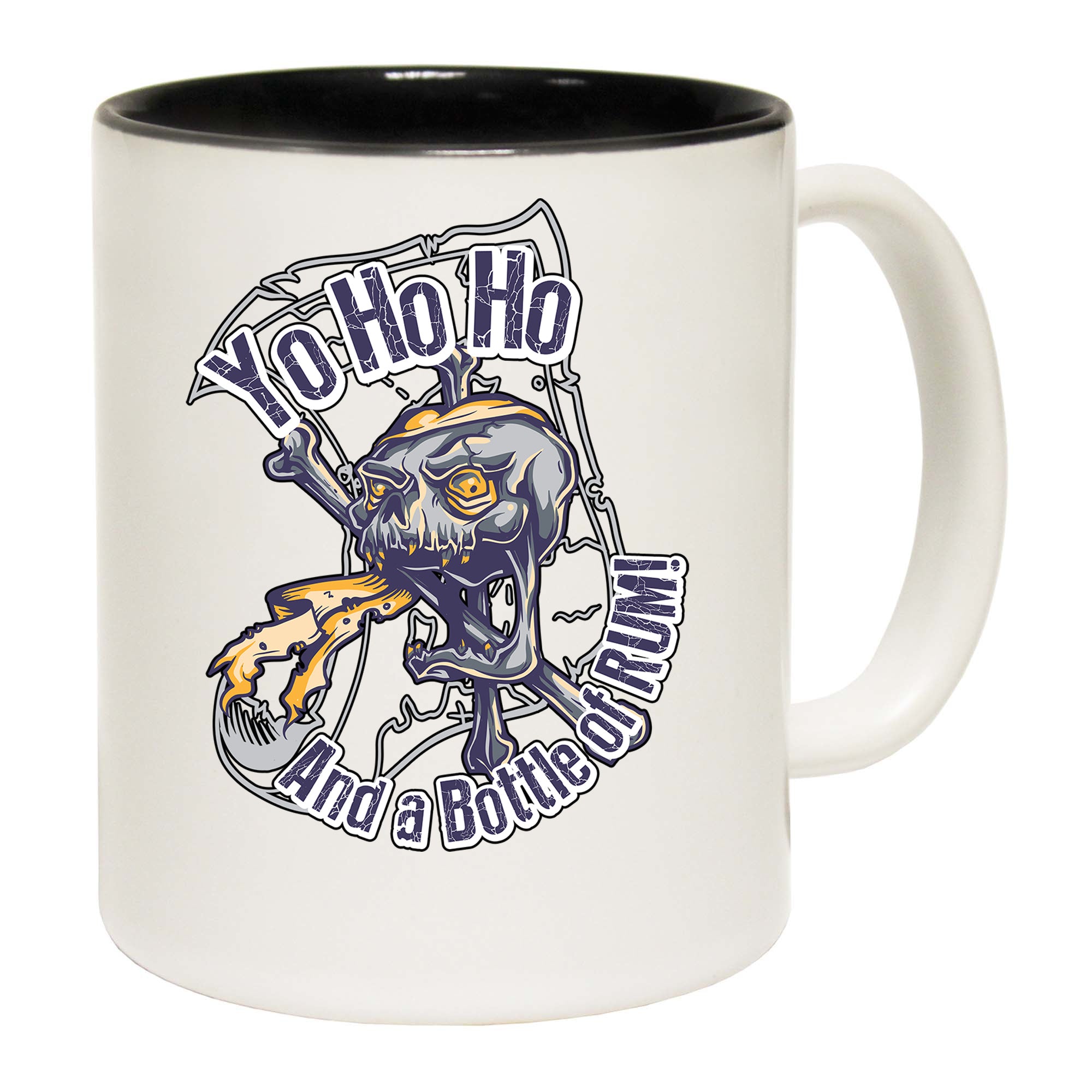 Yo Ho Ho And A Bottle Of Rum - Funny Coffee Mug