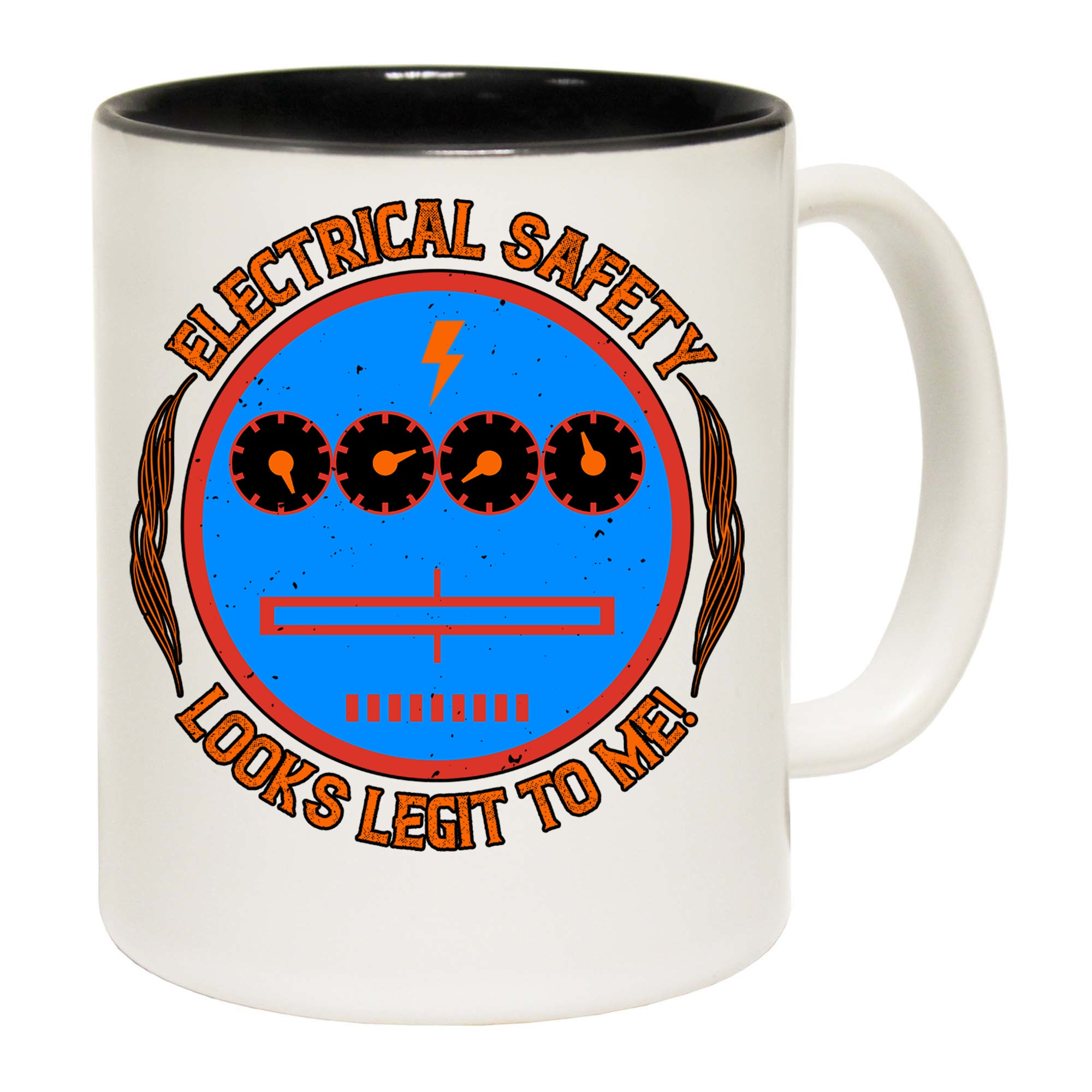 Electrician Created Because Engineers Need Heroes Too Sparky Electrician - Funny Coffee Mug