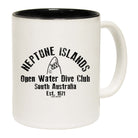 Ow Neptune Island - Funny Coffee Mug