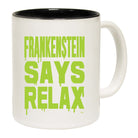 Frankenstein Says Relax - Funny Coffee Mug Cup