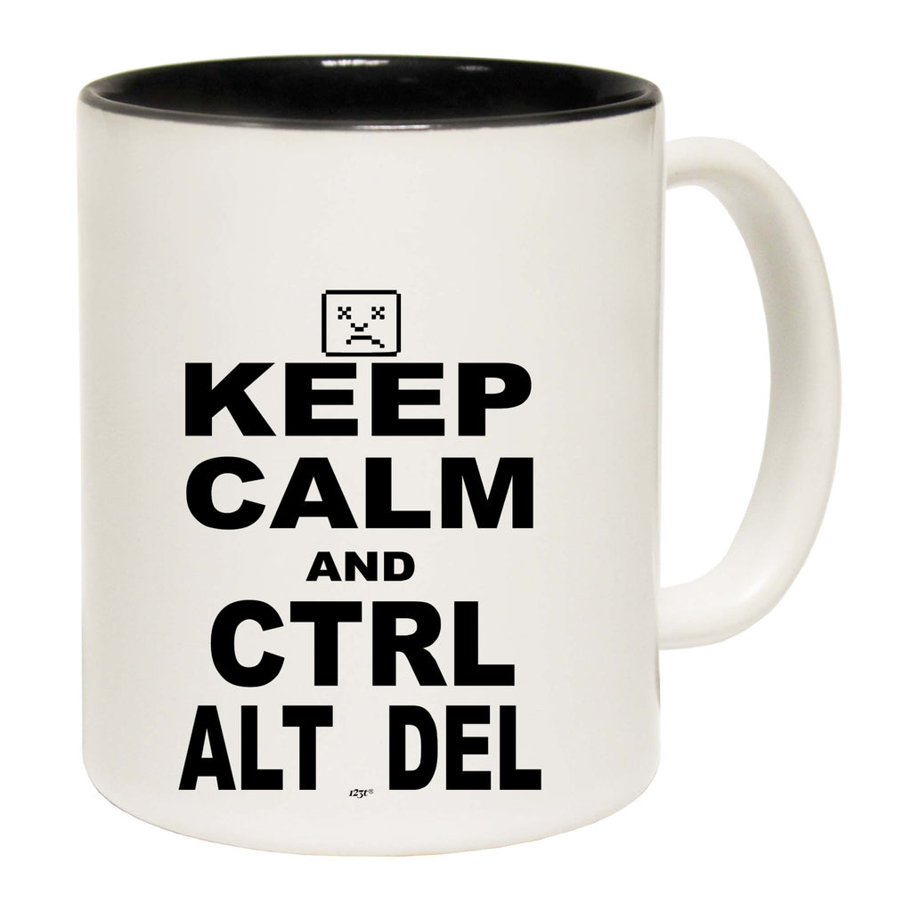 Keep Calm And Ctrl Alt Del - Funny Coffee Mug