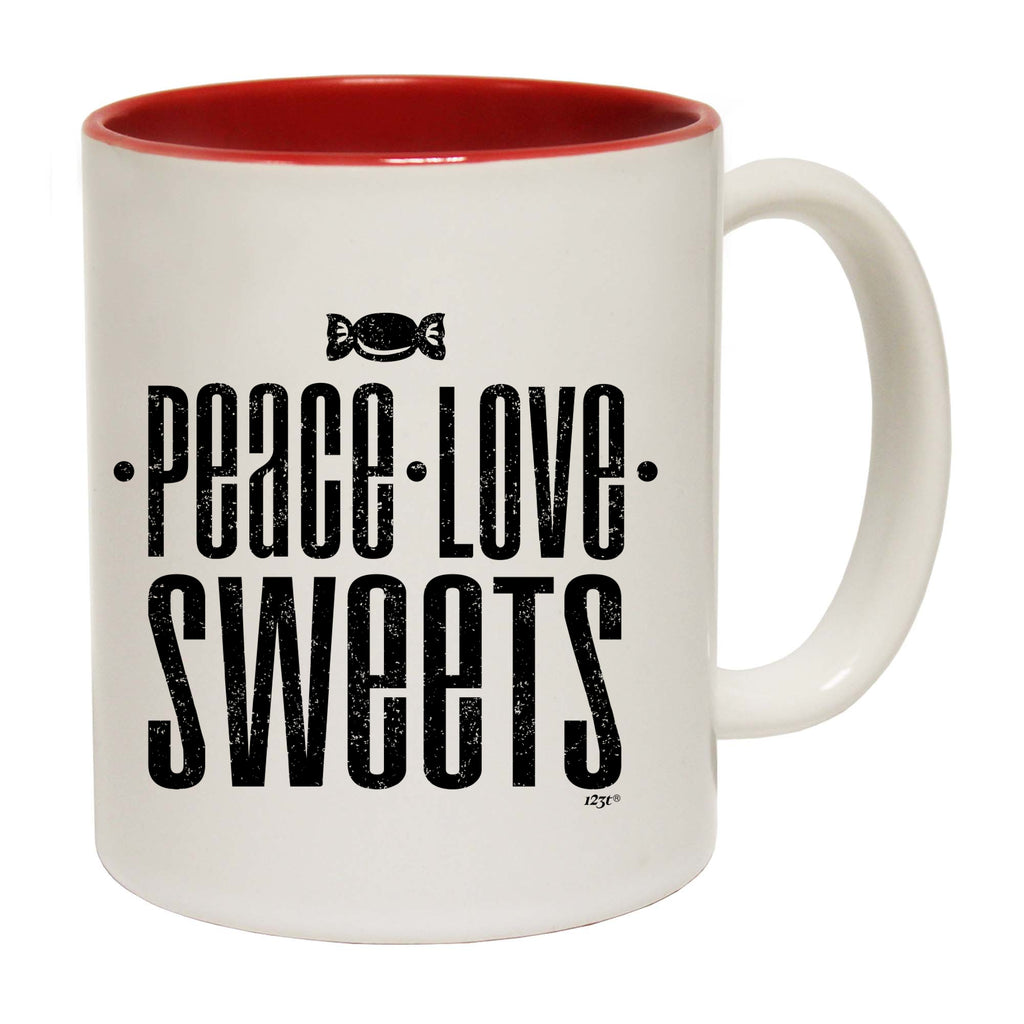 Peace Love Sweets - Funny Coffee Mug