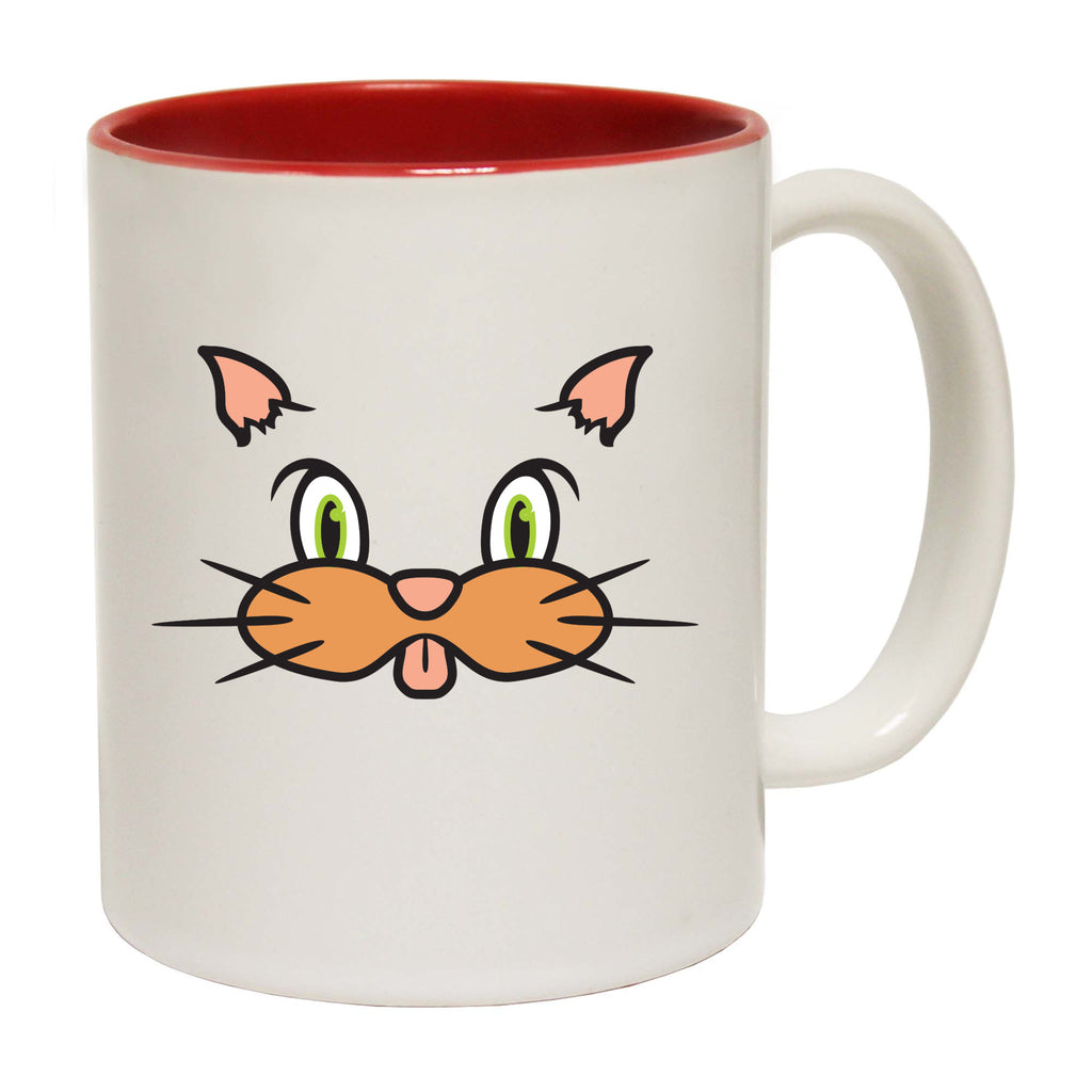 Cat Animal Face Ani Mates - Funny Coffee Mug Cup