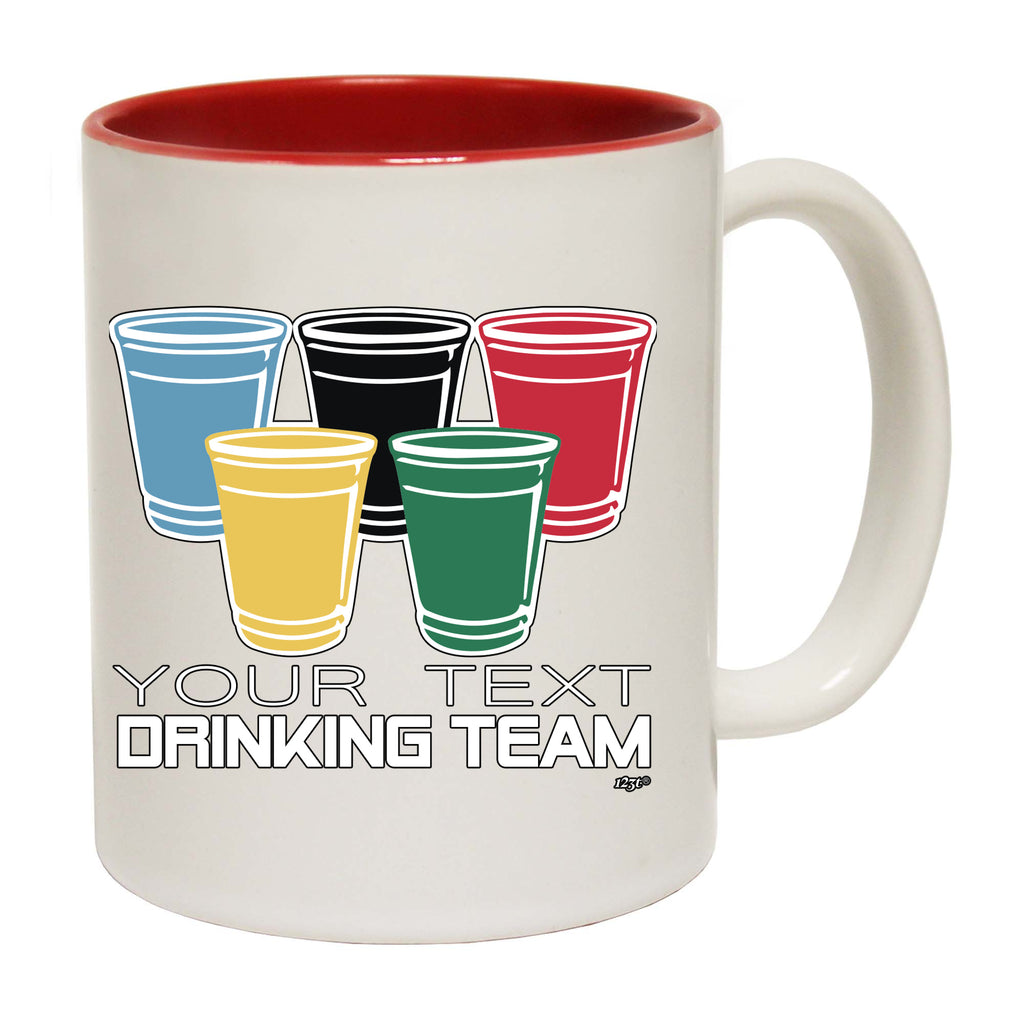 Your Text Drinking Team Glasses Personalised - Funny Coffee Mug