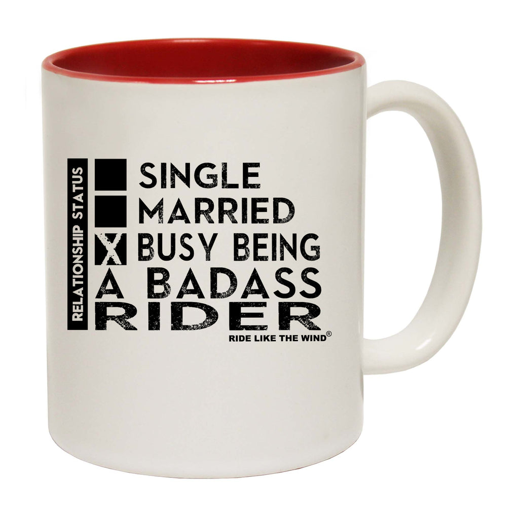 Rltw Relationship Status Badass Rider - Funny Coffee Mug