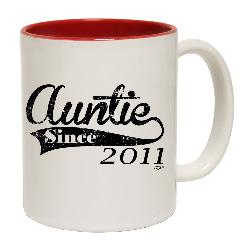 Auntie Since 2011 - Funny Coffee Mug Cup