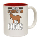 Goats Easily Distracted By Goats - Funny Coffee Mug