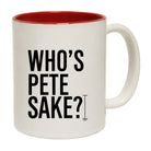Whos Pete Sake - Funny Coffee Mug