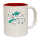 Dw Cant Stop Fishing - Funny Coffee Mug