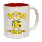 Telvised Football Annoying Women - Funny Coffee Mug