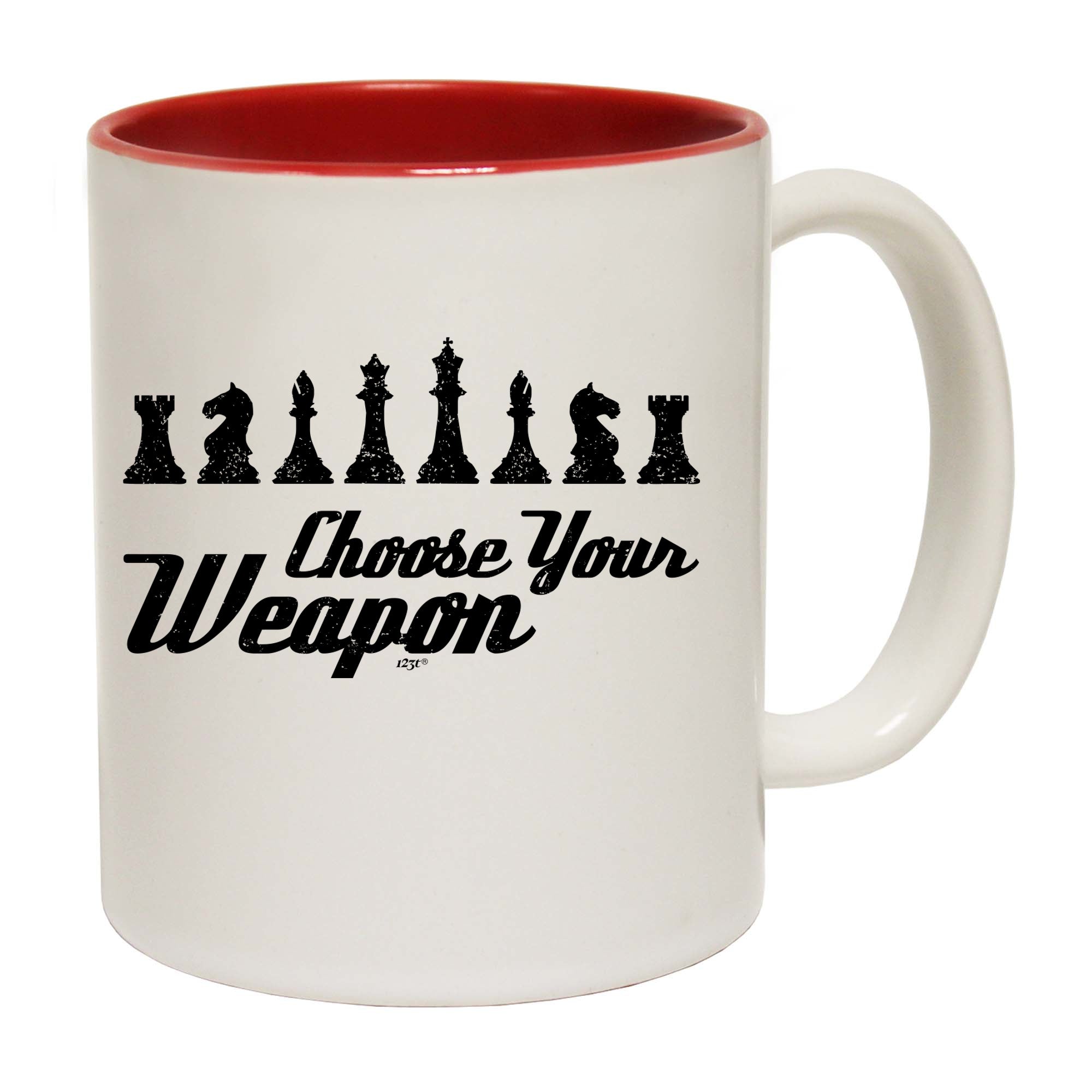 Chess Choose Your Weapon - Funny Coffee Mug Cup