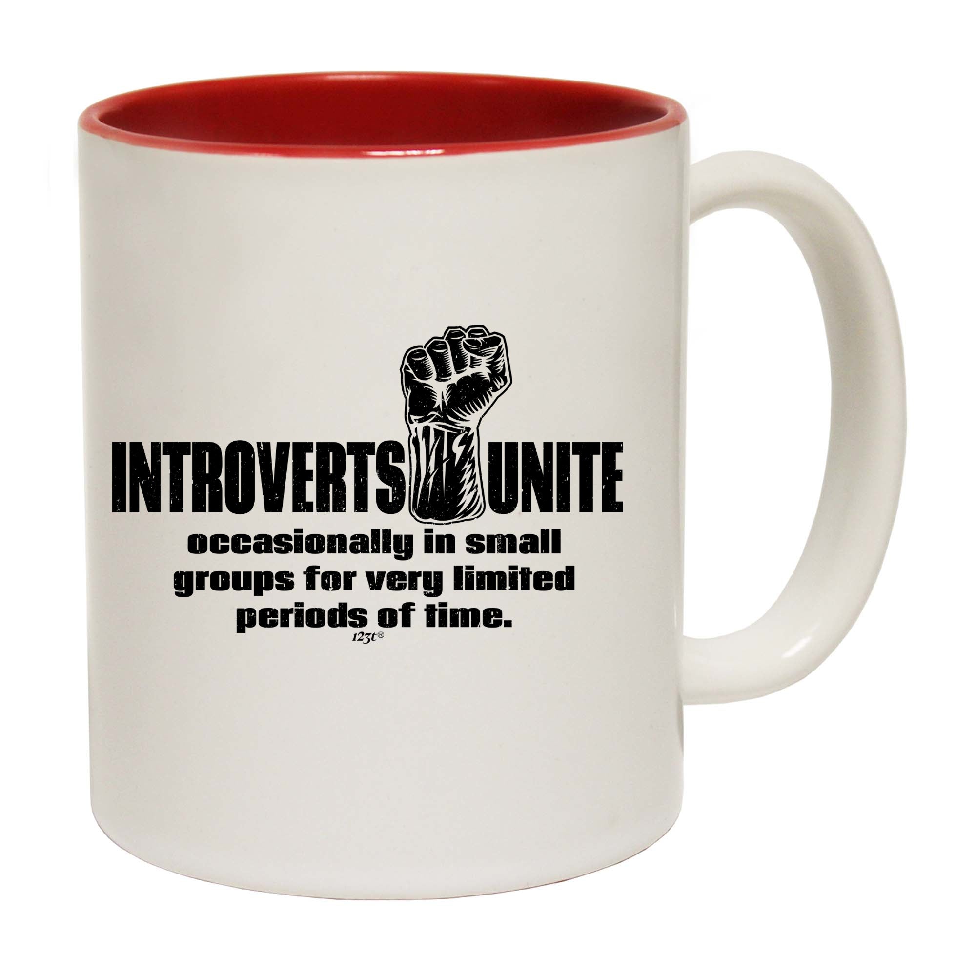 Introverts Unite Occasionally - Funny Coffee Mug Cup