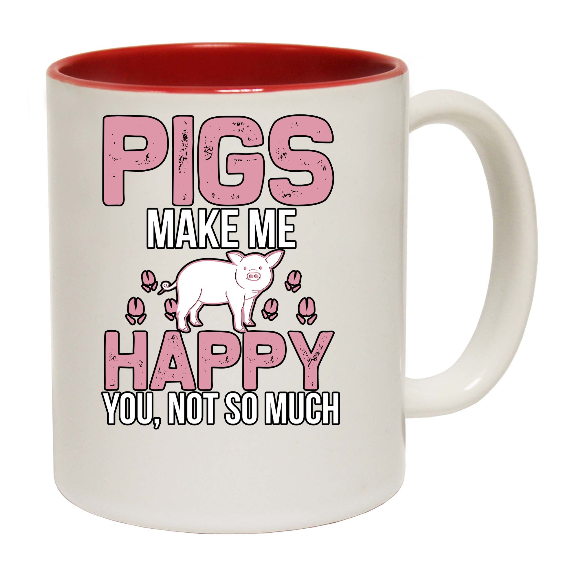 Pigs Make Me Happy  - Funny Coffee Mug