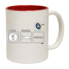 Eat Sleep Archery - Funny Coffee Mug Cup