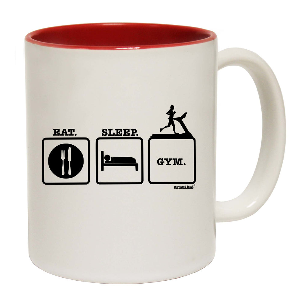 Pb Eat Sleep Gym - Funny Coffee Mug