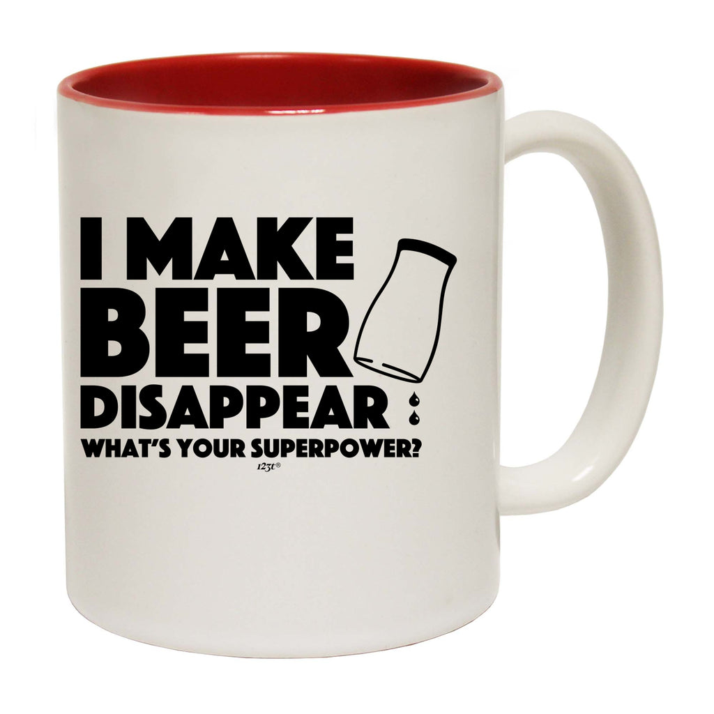 Make Beer Disappear Whats Your Superpower - Funny Coffee Mug