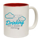 Weekend Forecast Drinking Football - Funny Coffee Mug