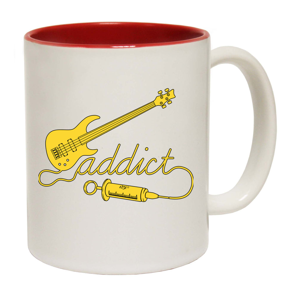 Bass Guitar Addict Music - Funny Coffee Mug Cup