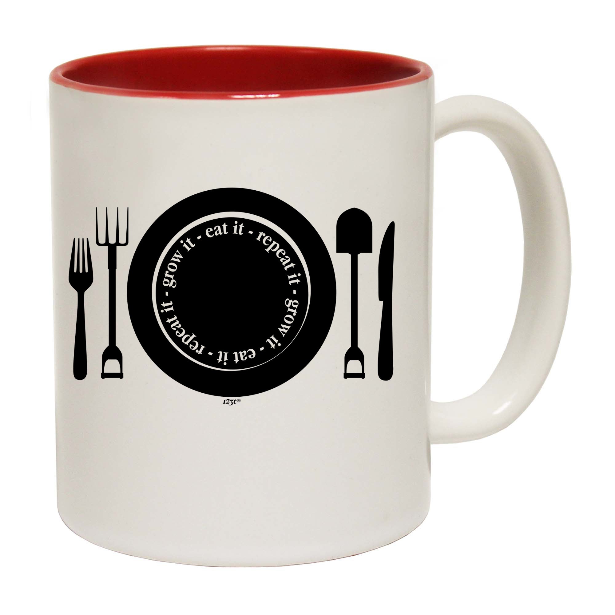Grow It Eat It Repeat - Funny Coffee Mug Cup