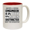 Being A Good Enginjeer Is 3 Talent 97 - Funny Coffee Mug