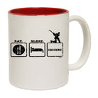 Eat Sleep Cricket - Funny Coffee Mug Cup