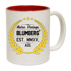 Blumberg Retro Vintage Est Mmxv Australia - Funny Coffee Mug