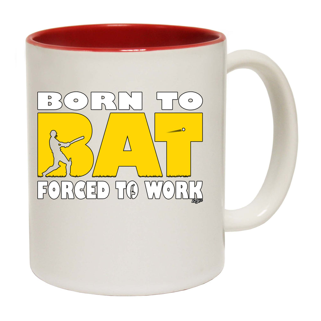 Born To Bat Cricket - Funny Coffee Mug Cup