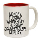 Monday Tuesday Wednesday Drunken Blur - Funny Coffee Mug